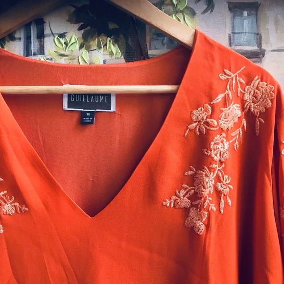 Guillaume Double Layer Peasant Blouse - Picture 3 of 5